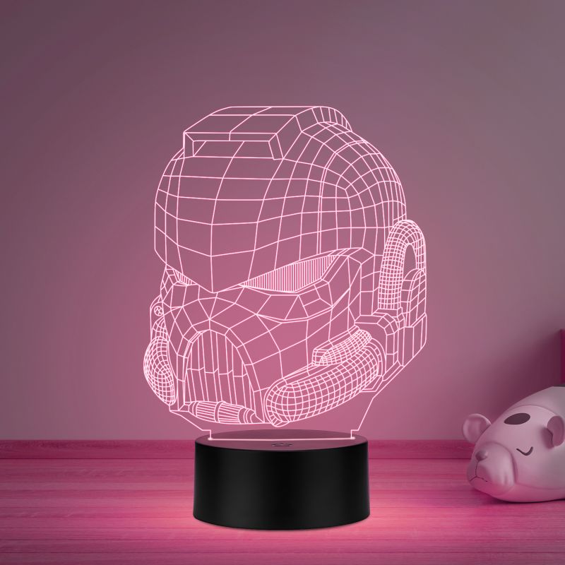 3D Illusion Antman Led Night Lamp with Multicolored Light Gift for Kids & Kids Room Decor